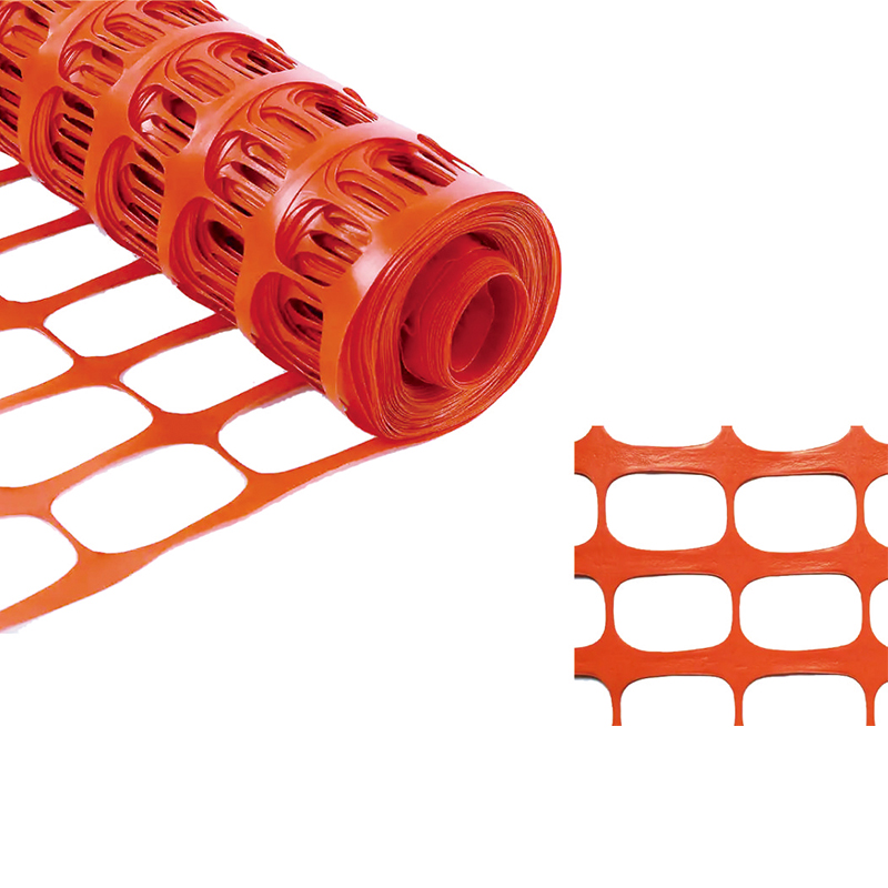 OP014 سياج أمان شبكي من مادة البولي إيثيلين البرتقالي