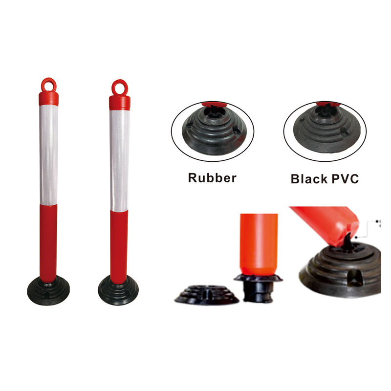 TS008 عمود تحذير مقسم الممرات المحمول