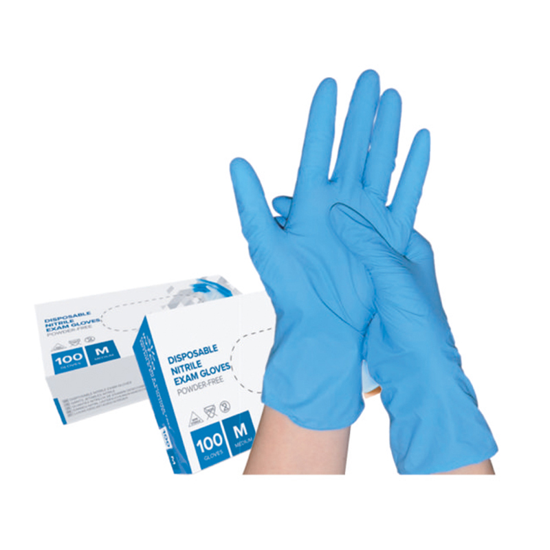 LG046 قفازات فحص النتريل القابل للتصرف